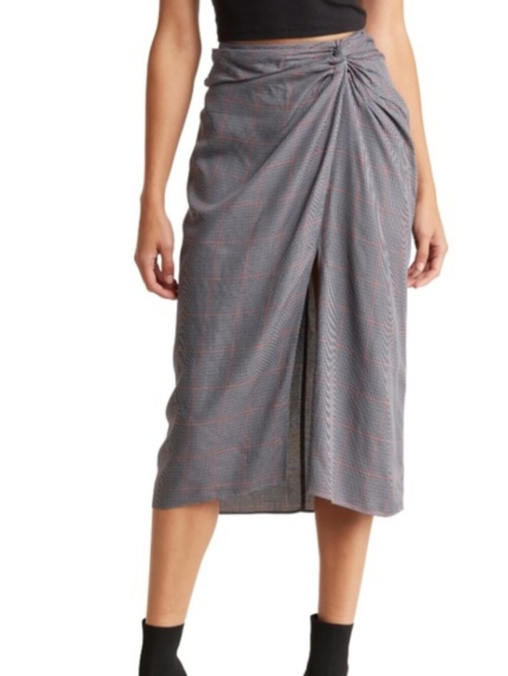 NWT Rag & Bone Amber Plaid Midi Skirt (10)